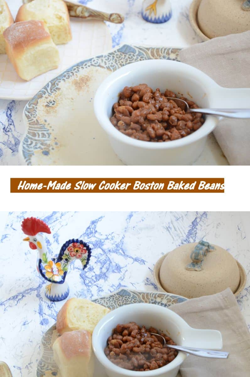Home-Made Boston Baked Beans -after you have these slow cooker beans you will never want to go back to canned!