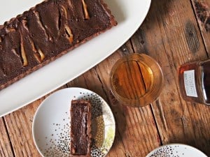 chocolate-whiskey-tart