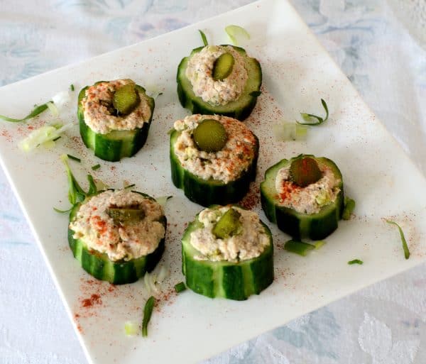 Cucumber Tuna Bites - The Wine Lover's Kitchen