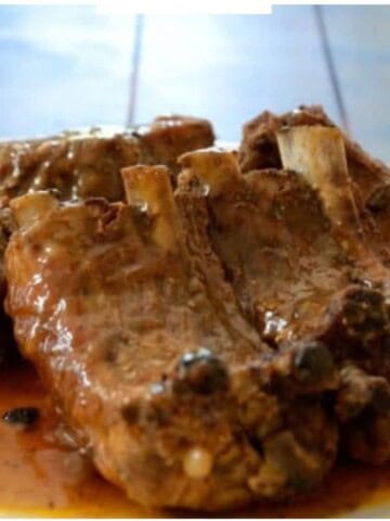 Teriyaki Ribs.