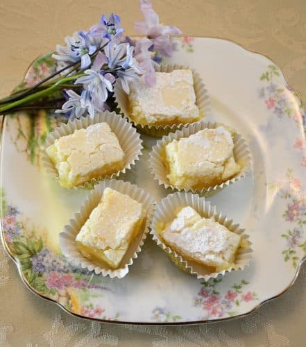 Lemon Squares for Tea Time