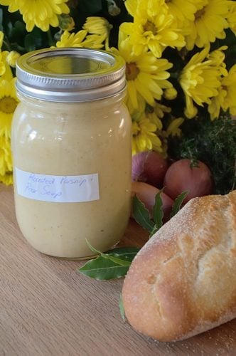 Roasted Parsnip and Pear Soup