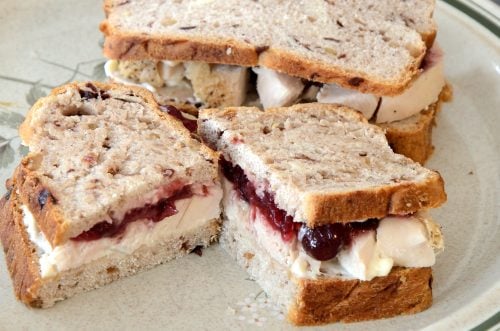 Turkey Sandwich with Cranberry Walnut Bread