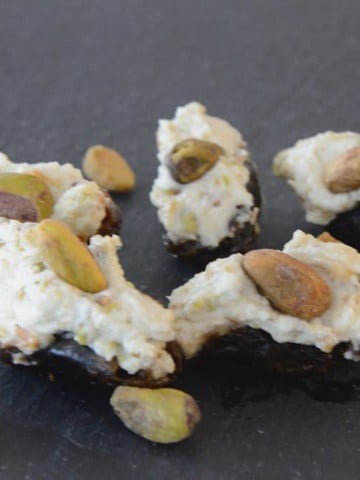 Pistachio and Goat Cheese Stuffed Dates