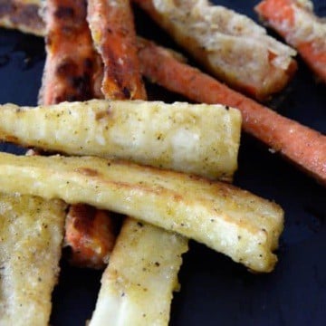 Crispy Carrots and Parsnips