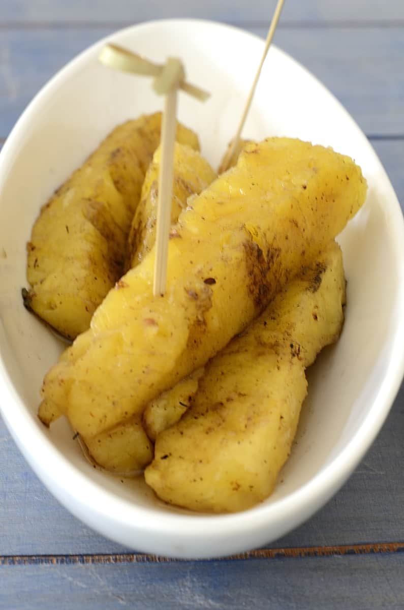 Spiced Rum Grilled Pineapple