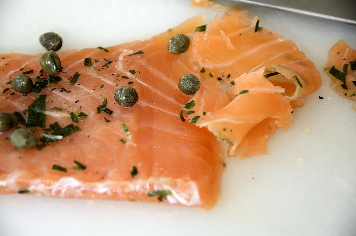 Tarragon Cured Salmon - The Wine Lover's Kitchen