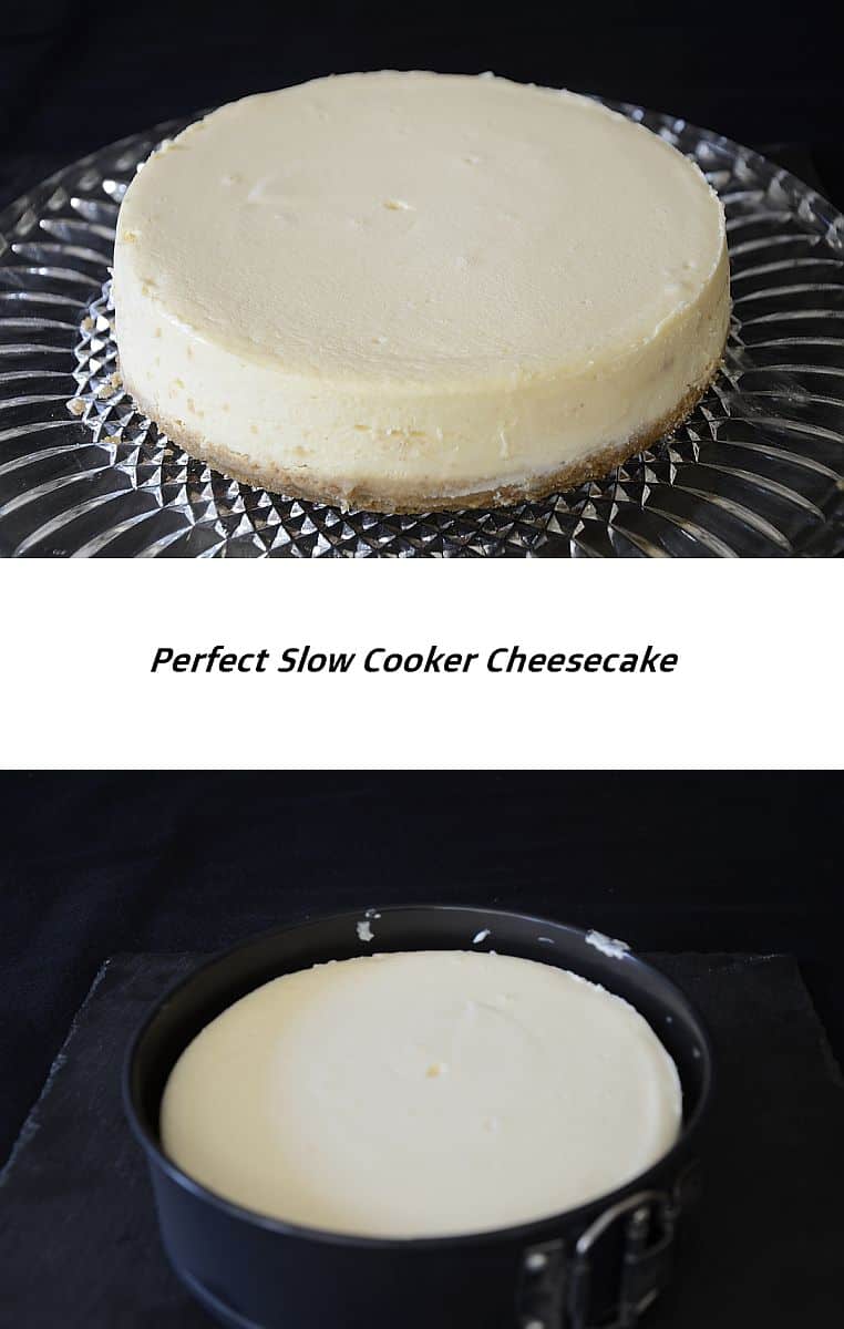 Basic Slow Cooker Cheesecake - The Wine Lover's Kitchen