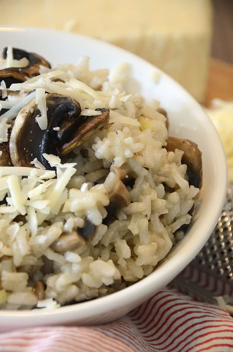 Mushroom Risotto With Vermouth
