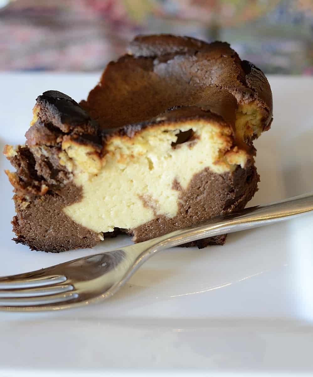 Chocolate Basque Cheesecake