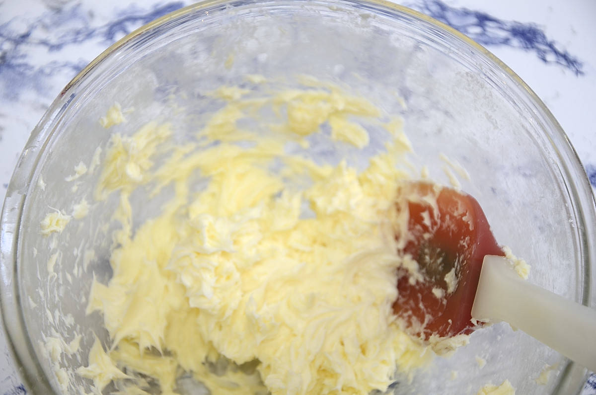 Whipped butter for Cafe de Paris butter.