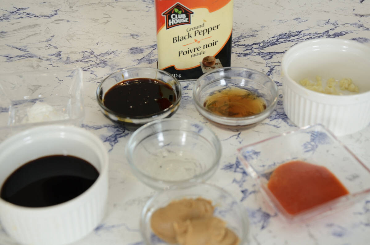 Hoisin sauce ingredients.