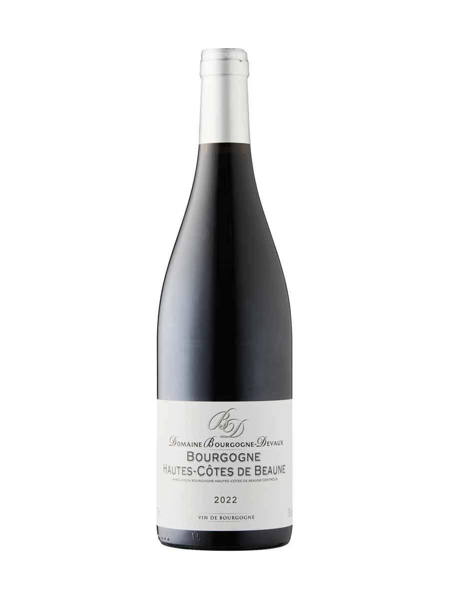 Bottle of Burgundy wine.